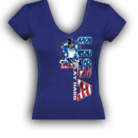 USA Play Hard Soccer 2014 Fitted V-Neck Tee