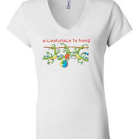 Cool Place to Hang Fitted V-Neck Tee